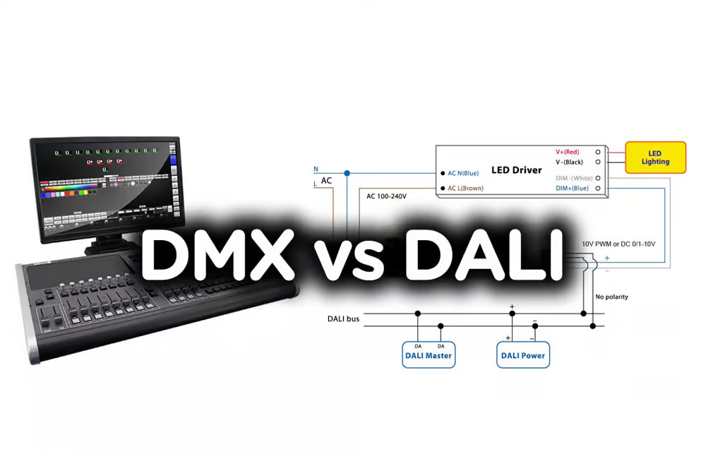 DMX مقابل التحكم في الإضاءة DALI: أيهما تختار؟