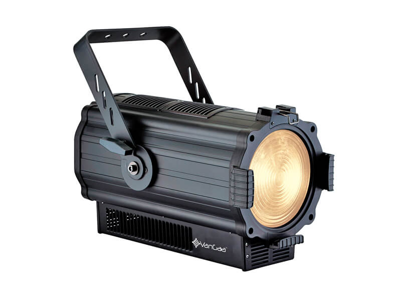 DMX Zoom 300W LED TV Studio Fresnel ضوء مستمر