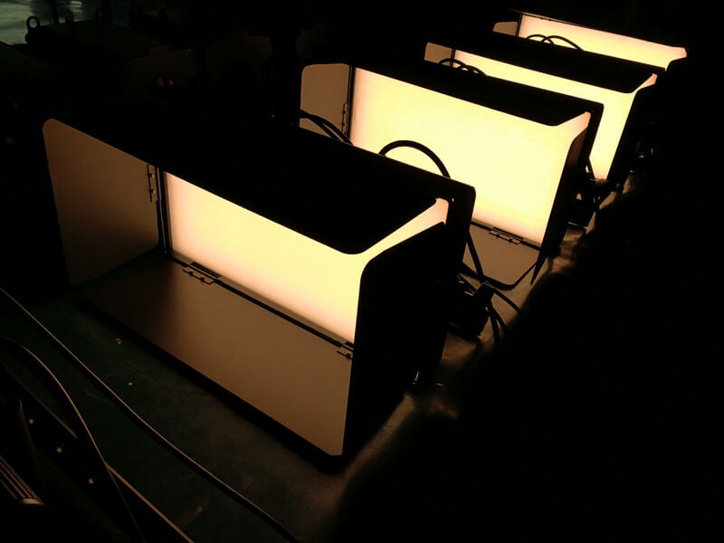مصباح لوحة فيديو ناعم عالي الطاقة عالي CRI LED