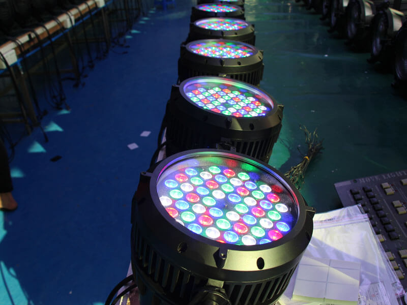 54pcs 3W في الهواء الطلق LED ضوء الاسمية