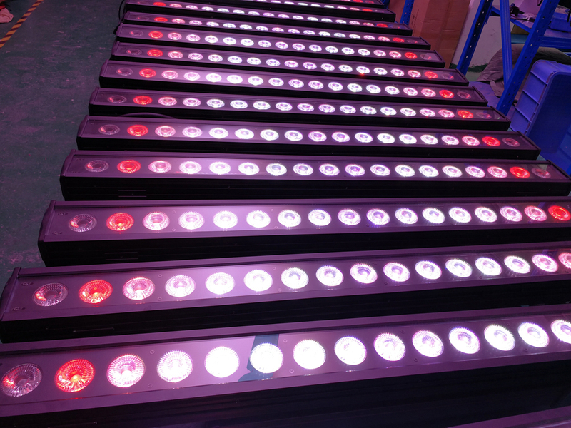 18 قطعة 4IN1 LED جدار ضوء الغسيل