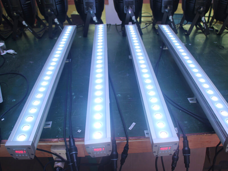 24 قطعة 3in1 LED شريط الضوء الخارجي الخفيفة